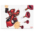 Marvel Deadpool Babypool Shooting Surface Laptop 2 Skin